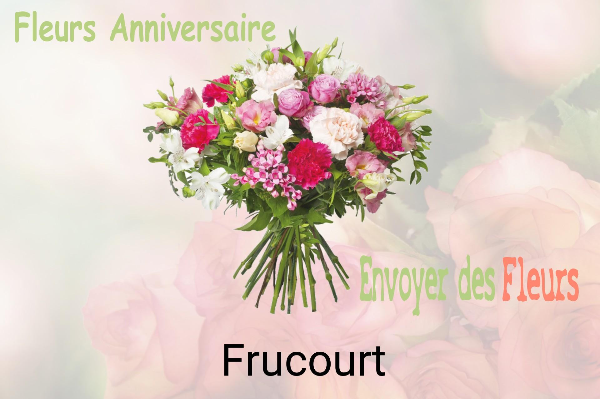 Bouquet de fleurs d’anniversaire livré à Frucourt