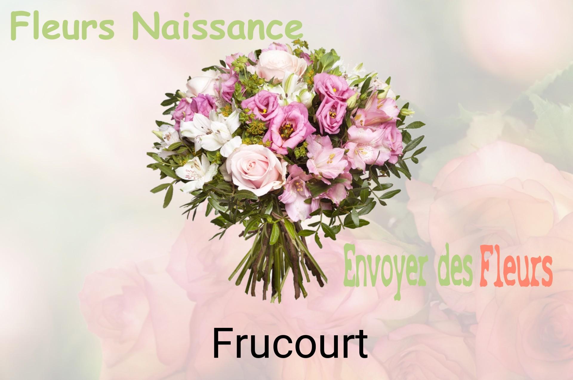 Bouquet de fleurs de naissance livré à Frucourt